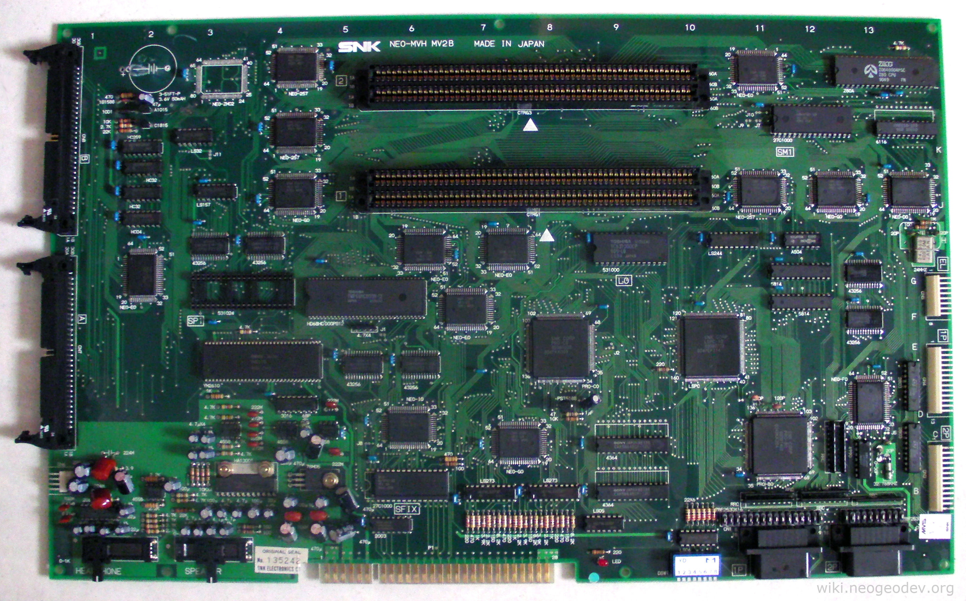 File:mvs Mv2b.jpg - Neogeo Development Wiki