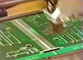 MVS cart boards being populated in a pick and place machine